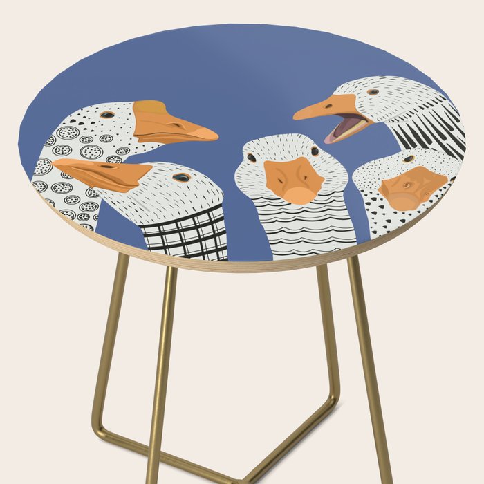 Cute Geese Side Table Gallery Image 2