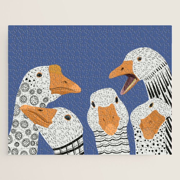 Cute Geese Jigsaw Puzzle Gallery Image 1