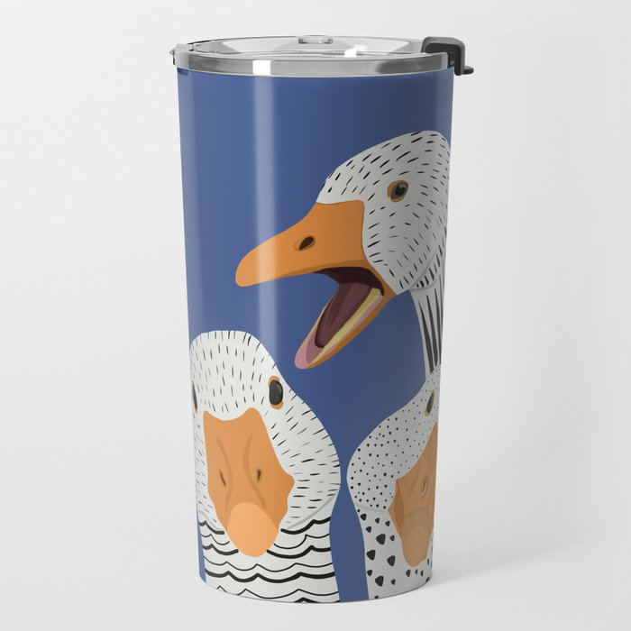 Cute Geese Travel Mug Gallery Image 2