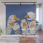 Cute Geese Wall Mural Gallery Image 1