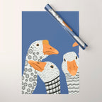 Cute Geese Wrapping Paper Gallery Image 1