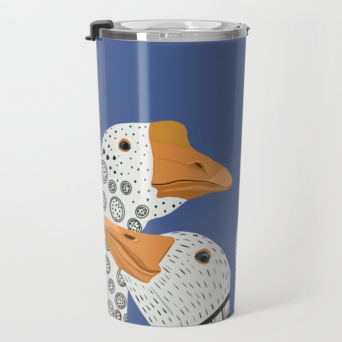 Cute Geese Travel Mug Gallery Image 3