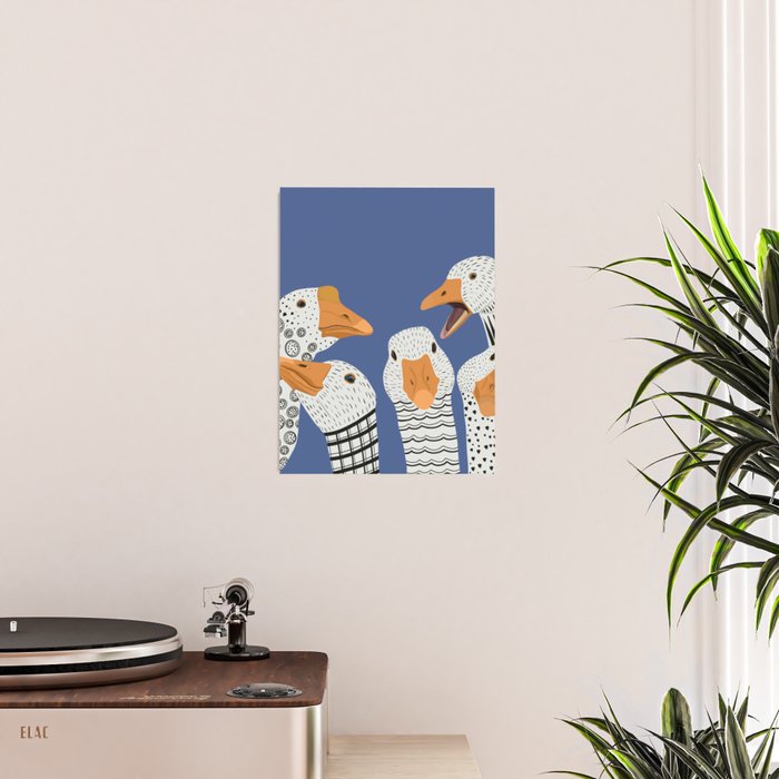 Cute Geese Poster Gallery Image 2