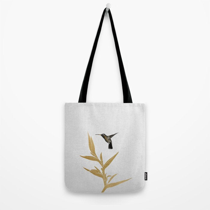 Hummingbird & Flower II Tote Bag Gallery Image 2