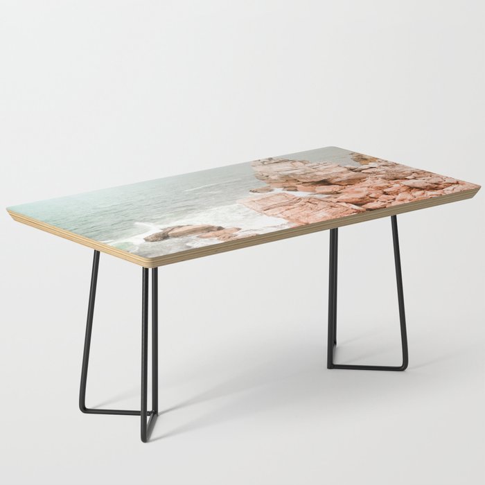 Rocky Coastline Beach View - Ocean Print - Sea - Travel photography by Ingrid Beddoes Coffee Table Gallery Image 1