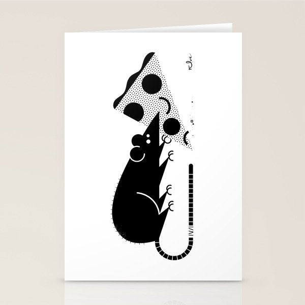 Pizza Rat Stationery Card Gallery Image 2