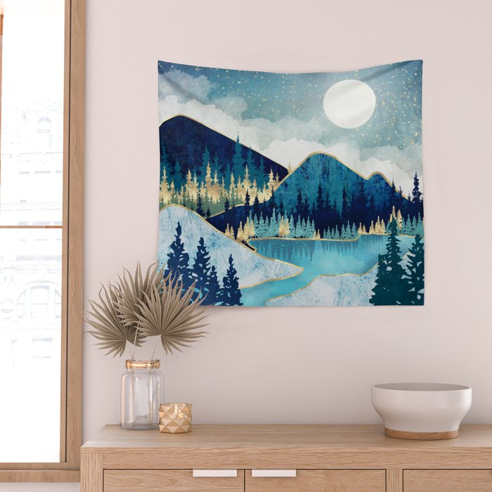 Morning Stars Wall Tapestry Gallery Image 2