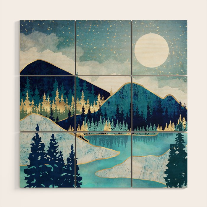 Morning Stars Wood Wall Art Gallery Image 1