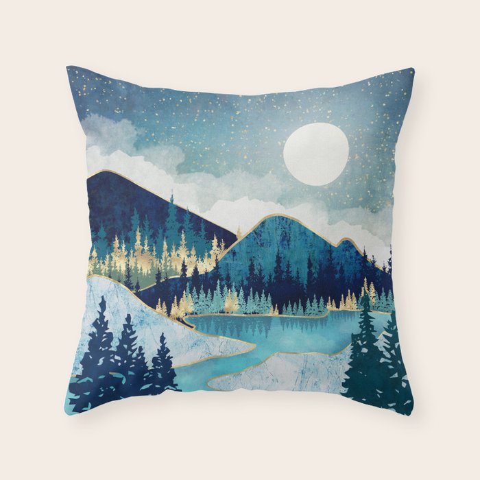 Morning Stars Throw Pillow Gallery Image 6