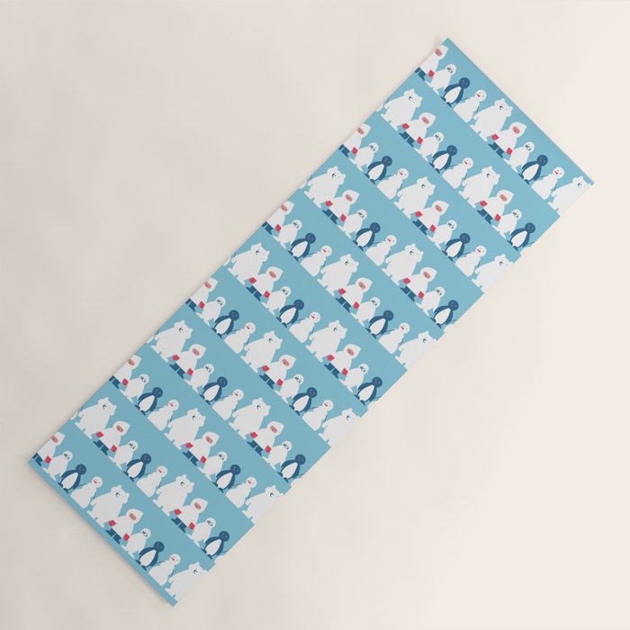 Winter friends Yoga Mat Gallery Image 1