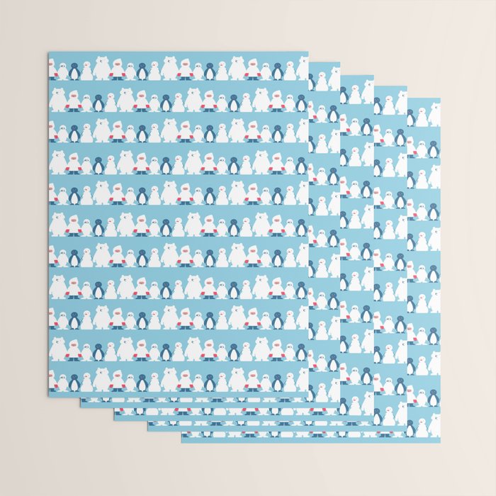 Winter friends Wrapping Paper Gallery Image 3