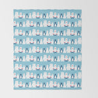 Winter friends Throw Blanket Gallery Image 2
