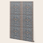 Antique Oriental Persian Blue Rust Wallpaper Gallery Image 2