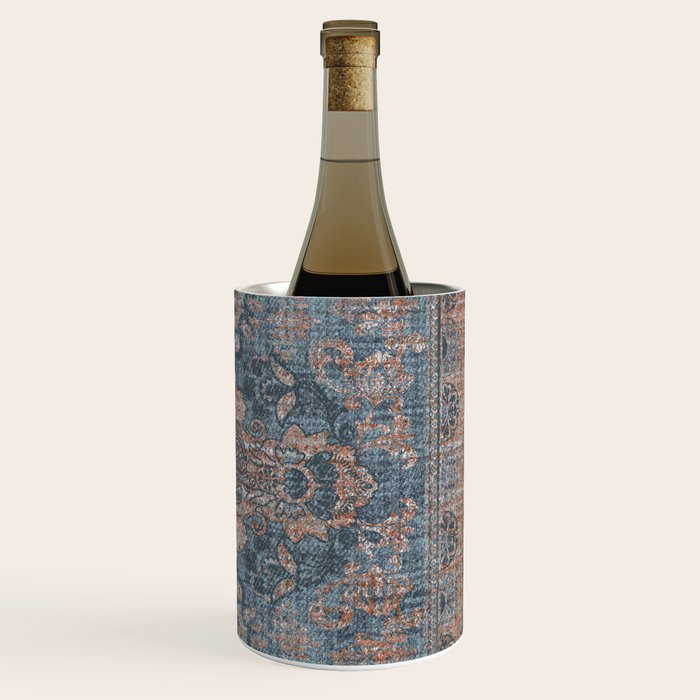 Antique Oriental Persian Blue Rust Wine Chiller Gallery Image 3