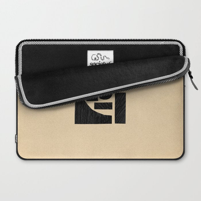 Minimalist abstract geometric Laptop Sleeve Gallery Image 2