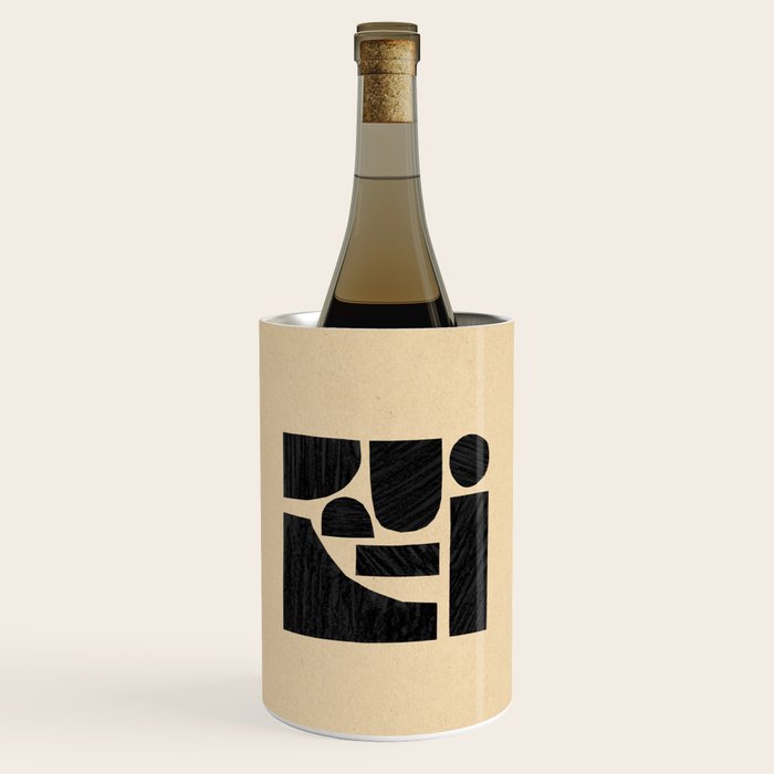 Minimalist abstract geometric Wine Chiller Gallery Image 1