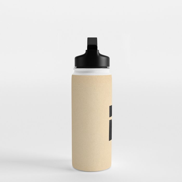 Minimalist abstract geometric Water Bottle Gallery Image 3