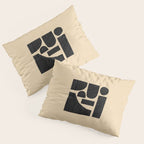 Minimalist abstract geometric Pillow Sham Gallery Image 3