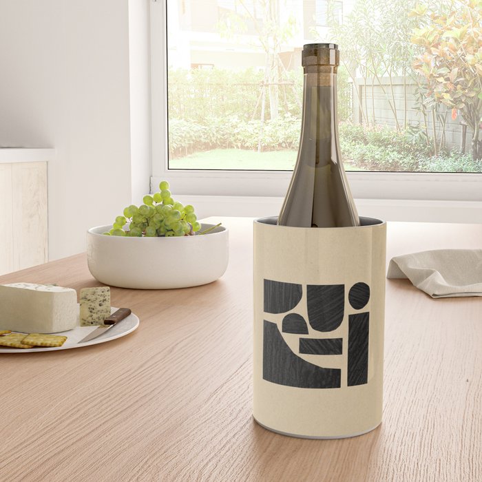 Minimalist abstract geometric Wine Chiller Gallery Image 4