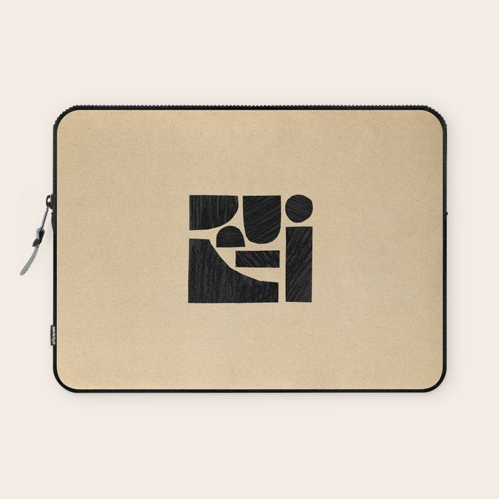 Minimalist abstract geometric Laptop Sleeve Gallery Image 1