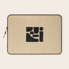 Minimalist abstract geometric Laptop Sleeve Gallery Image 1