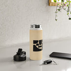 Minimalist abstract geometric Water Bottle Gallery Image 4