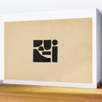 Minimalist abstract geometric Wall Mural Gallery Image 2