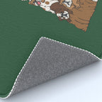 Christmas Tree English Bulldog Rug Gallery Image 4
