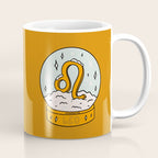 Leo Snow Globe Coffee Mug Gallery Image 1
