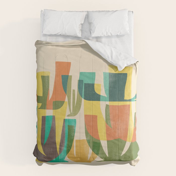 Desert vegetation Comforter Gallery Image 1