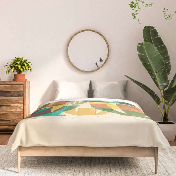 Desert vegetation Comforter Gallery Image 3