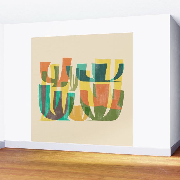 Desert vegetation Wall Mural Gallery Image 2