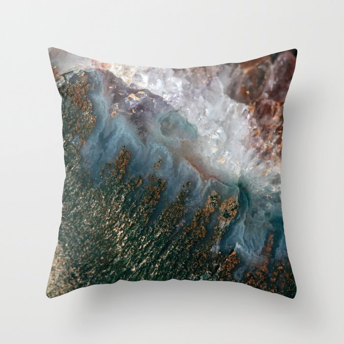 Amethyst Study #1 Throw Pillow Gallery Image 1