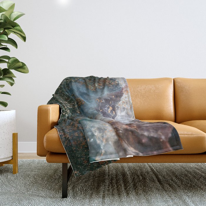 Amethyst Study #1 Throw Blanket Gallery Image 1