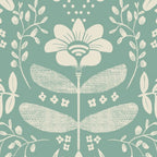 Green blossom floral botanical pattern Coffee Mug Gallery Image 2