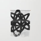 Ink Confusion White Background Wall Hanging Gallery Image 1