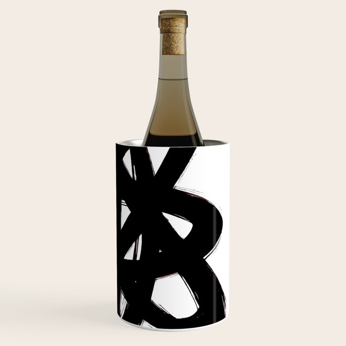 Ink Confusion White Background Wine Chiller Gallery Image 3