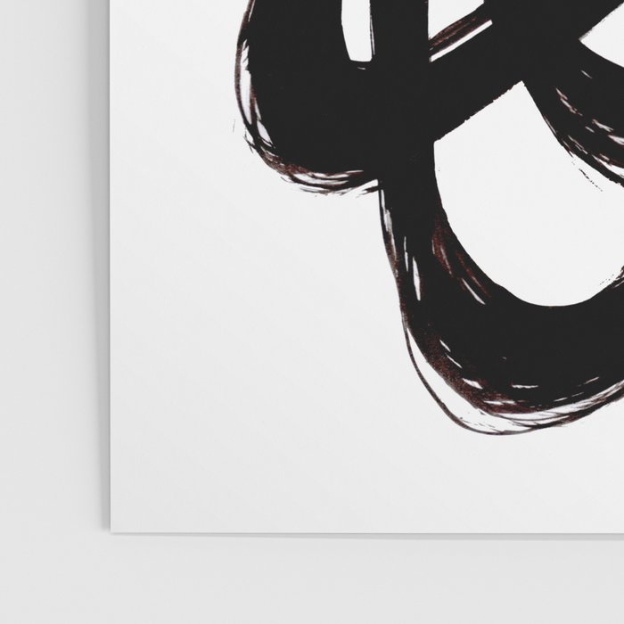 Ink Confusion White Background Poster Gallery Image 3