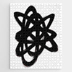 Ink Confusion White Background Jigsaw Puzzle Gallery Image 1