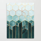 Teal Hexagons Notebook Gallery Image 4