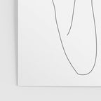 Minimal Line Art Woman with Flowers III Poster Gallery Image 3