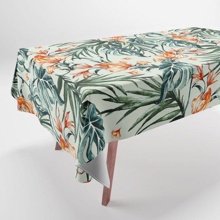 Exotic flower nature-07 Tablecloth Gallery Image 1