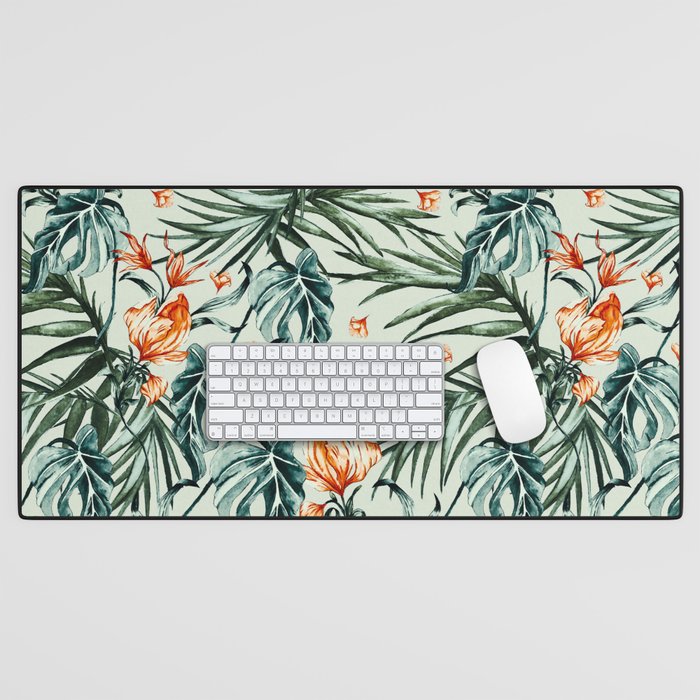 Exotic flower nature-07 Desk Mat Gallery Image 1