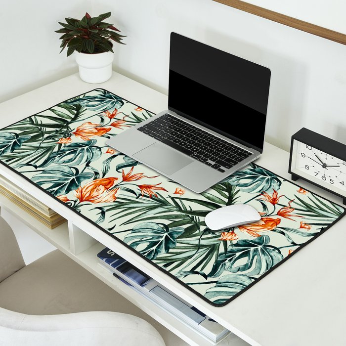 Exotic flower nature-07 Desk Mat Gallery Image 2