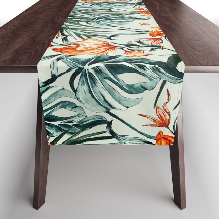 Exotic flower nature-07 Table Runner Gallery Image 1