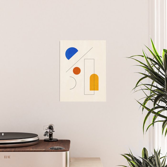 Minimal Geometric Shapes 65 Poster Gallery Image 2