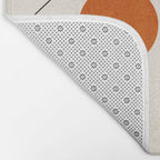 Minimal Geometric Shapes 65 Bath Mat Gallery Image 2