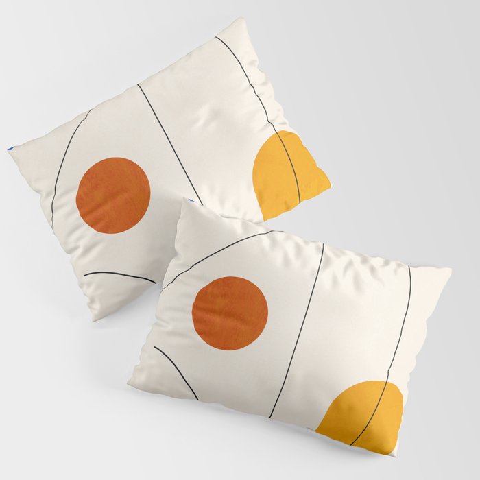Minimal Geometric Shapes 65 Pillow Sham Gallery Image 3