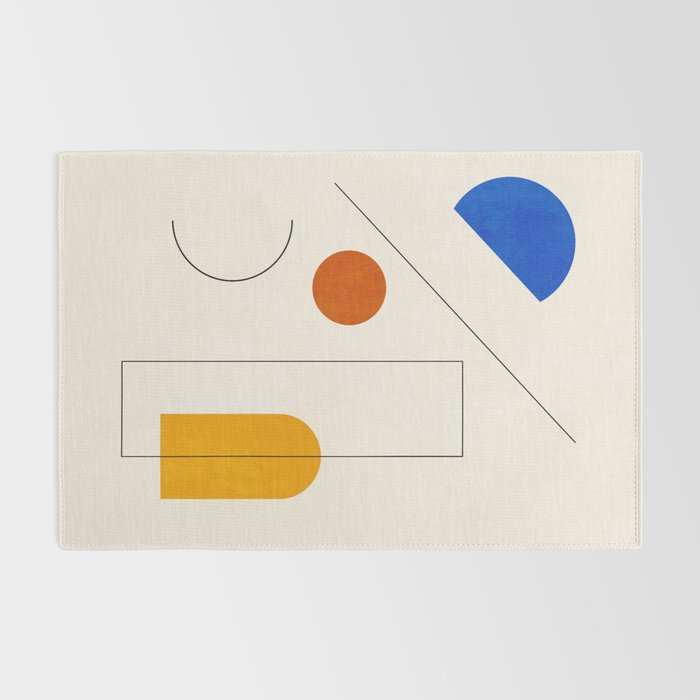 Minimal Geometric Shapes 65 Rug Gallery Image 2