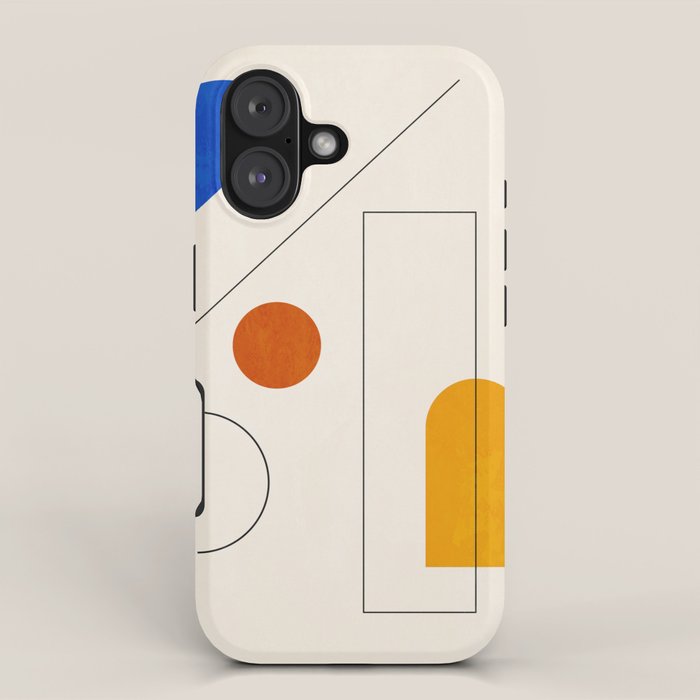 Minimal Geometric Shapes 65 iPhone Case Gallery Image 1